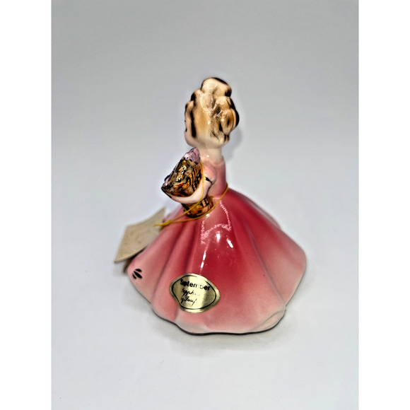 VINTAGE MID-CENTURY JAPAN JOSEF ORIGINAL SEPTEMBER SAPPHIRE GIRL FIGURINE W/TAGS - Picture 6 of 16